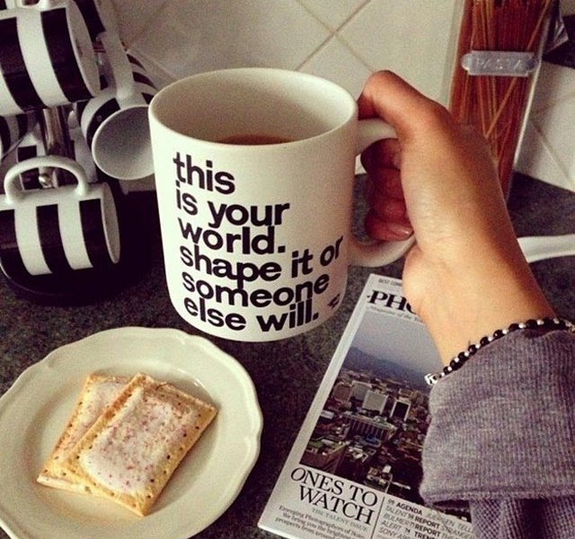 Motivational “This is Your World” Mug