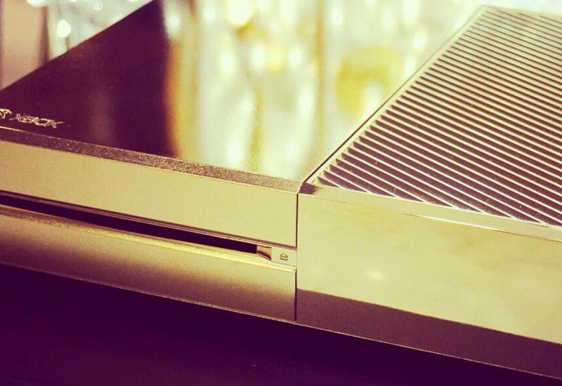 24-Karat Gold Xbox One bei Harrods in London