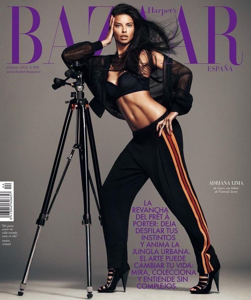 Adriana Lima for Harper’s Bazaar Spain February 2014 10
