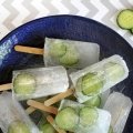 Gin Tonic Eis: Gin & Tonic mit Gurke am Stiel