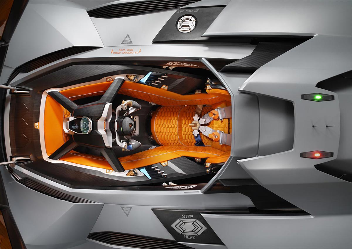 Lamborghini Egoista Concept Car 5