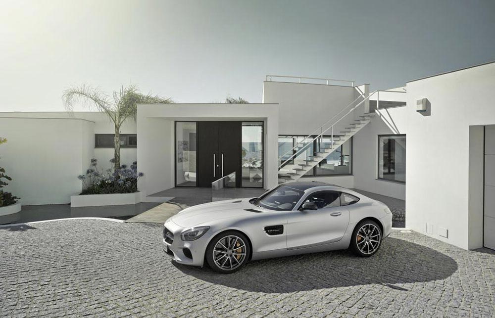 The Mercedes-AMG GT Designo Iridium Silver Magno 2