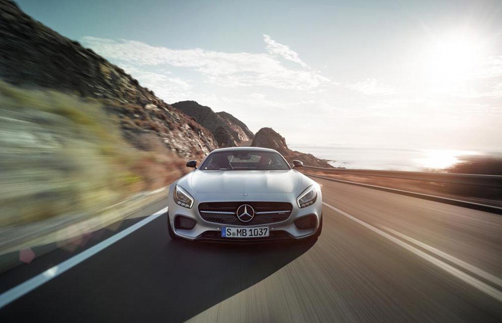 The Mercedes-AMG GT Designo Iridium Silver Magno 5