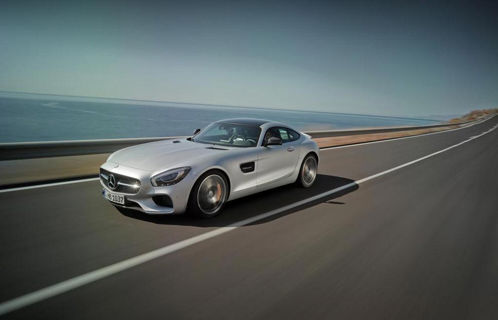 The Mercedes-AMG GT Designo Iridium Silver Magno 7