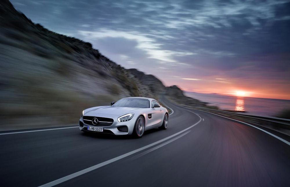 The Mercedes-AMG GT Designo Iridium Silver Magno 9