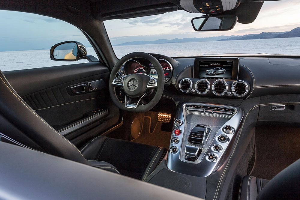 The Mercedes-AMG GT Designo Iridium Silver Magno 10