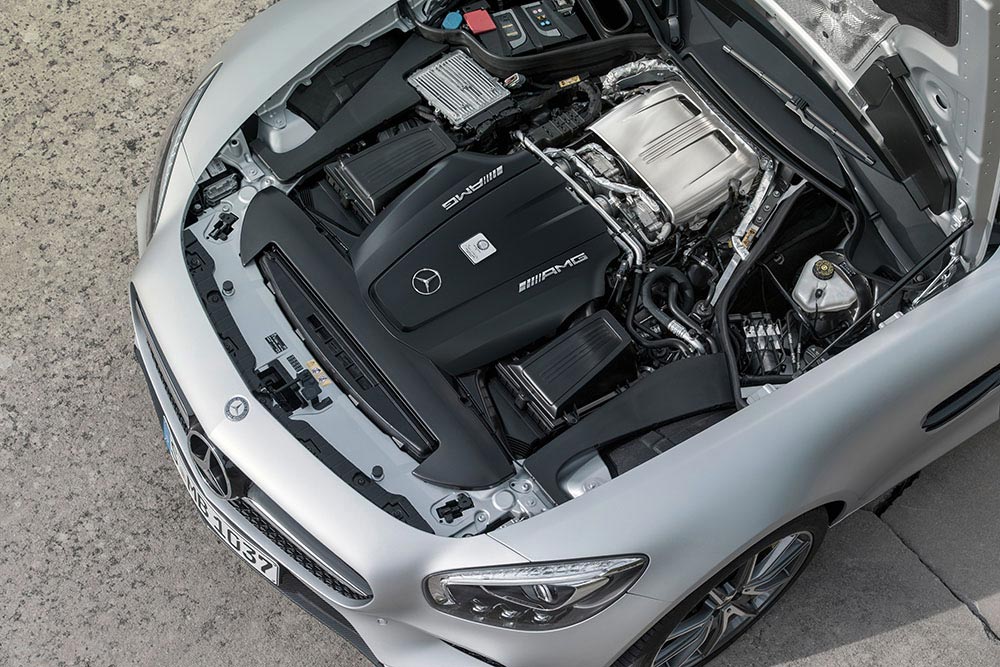 The Mercedes-AMG GT Designo Iridium Silver Magno 13