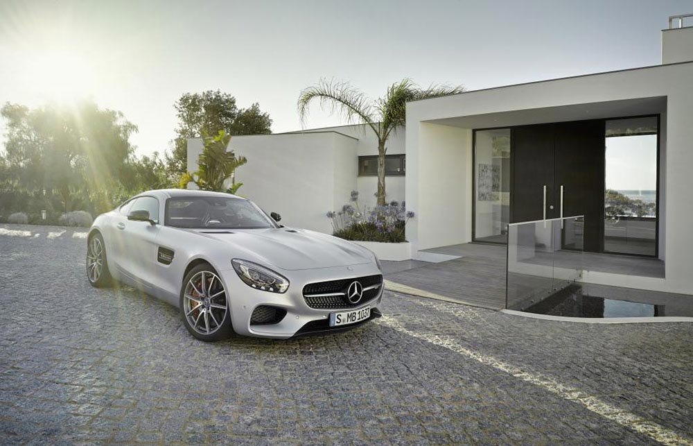 The Mercedes-AMG GT Designo Iridium Silver Magno 1