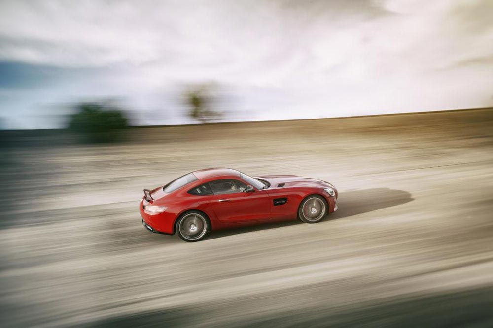 Schöne Proportionen: Der Mercedes-AMG GT x Fire Opal 4