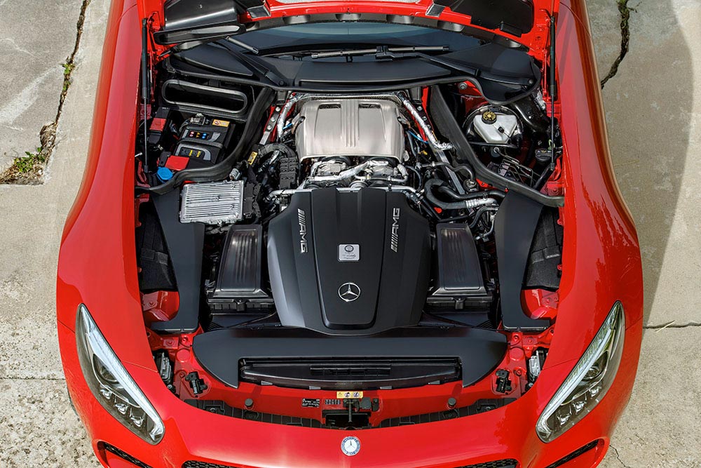 Schöne Proportionen: Der Mercedes-AMG GT x Fire Opal 16