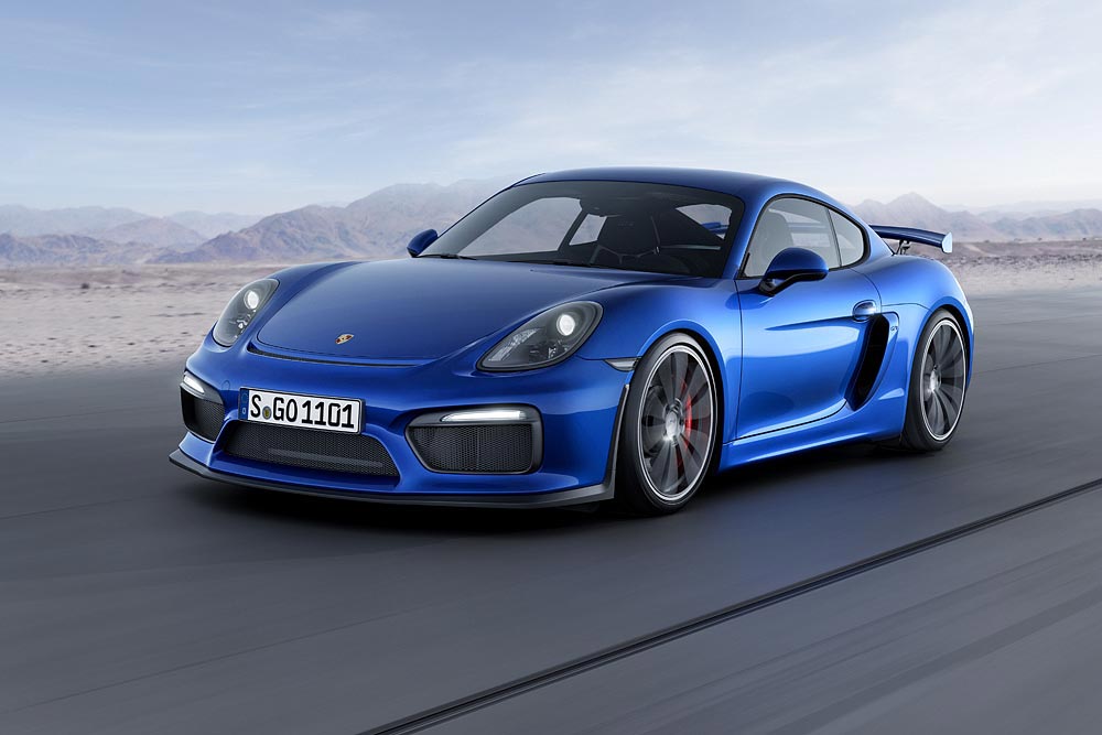 Der brandneue Porsche Cayman GT4 5