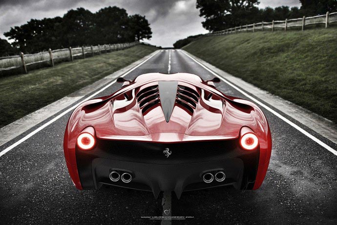 Ferrari 458 based project by Ugur Sahin 2