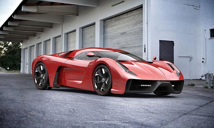 Ferrari 458 based project by Ugur Sahin 1