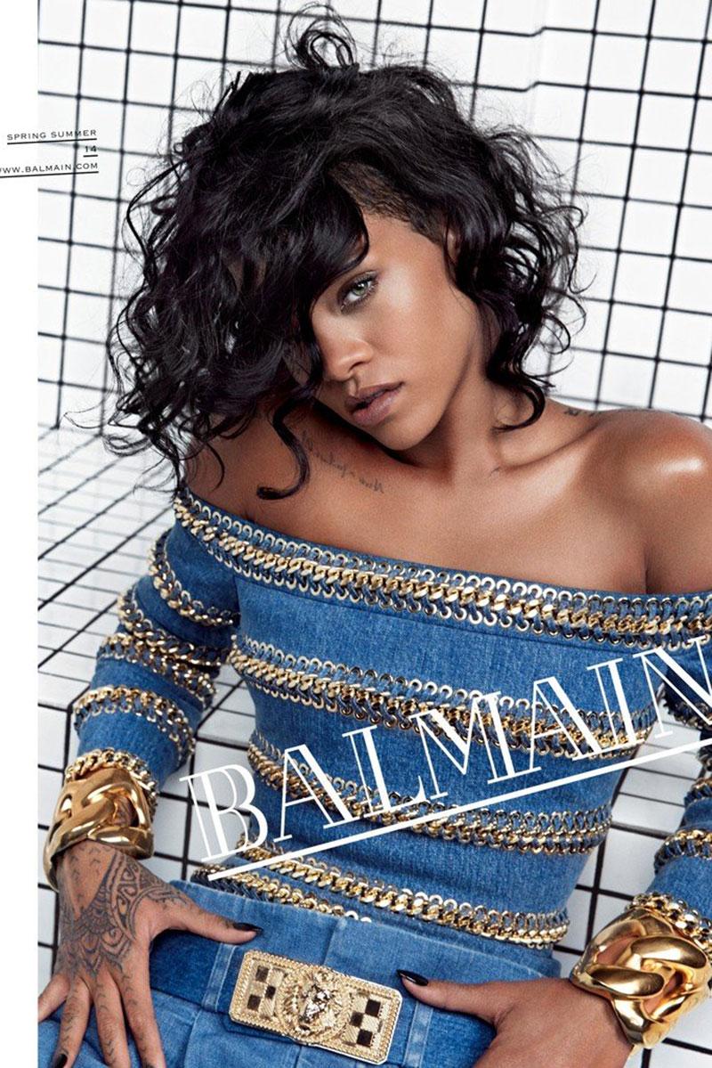 Rihanna Unveiled As The New Face of Balmain 2