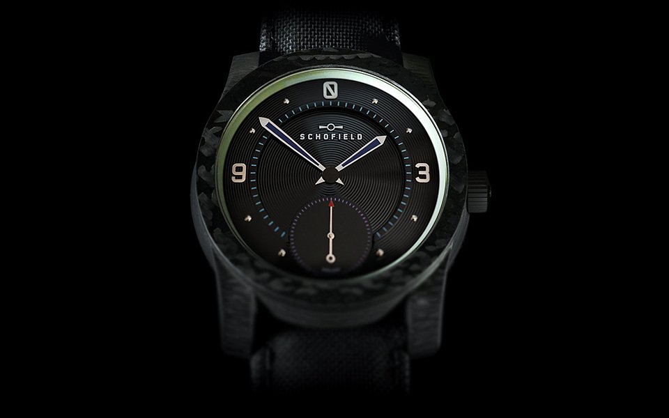 Schofield Watch Company Blacklamp Carbon