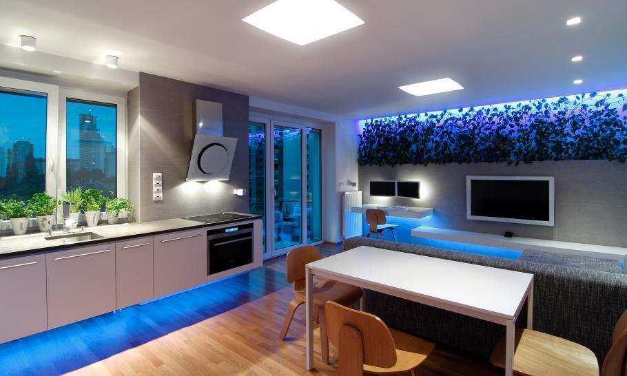 Slovakian Apartment With LED Lighting 1