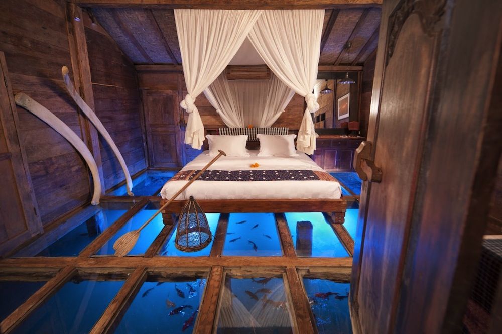 Diese Suite in Bali hat einen Boden aus Glas x Das Shrimp House 1
