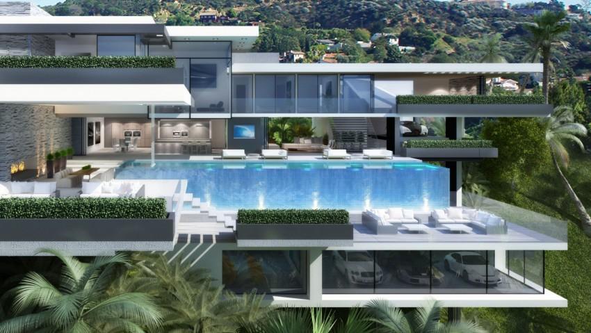 Zwei moderne Anwesen am Sunset Plaza Drive in Los Angeles 3