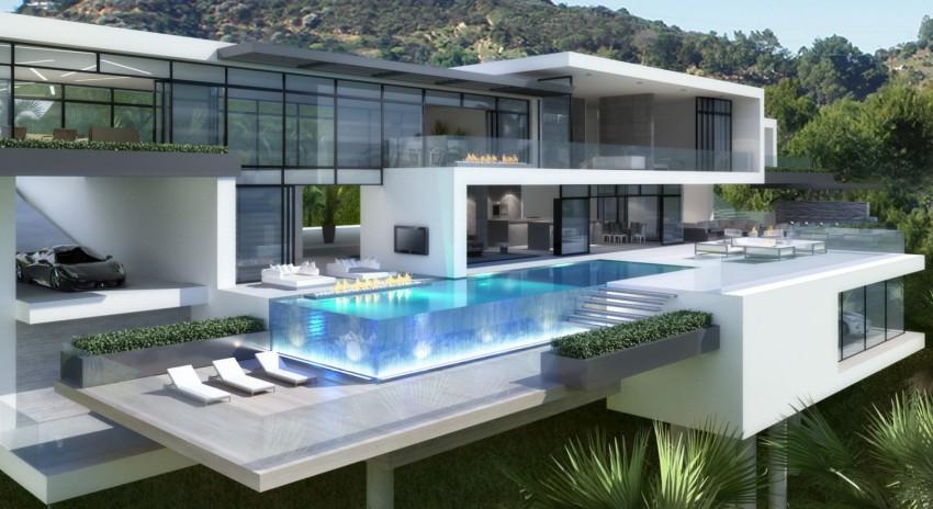 Zwei moderne Anwesen am Sunset Plaza Drive in Los Angeles 8