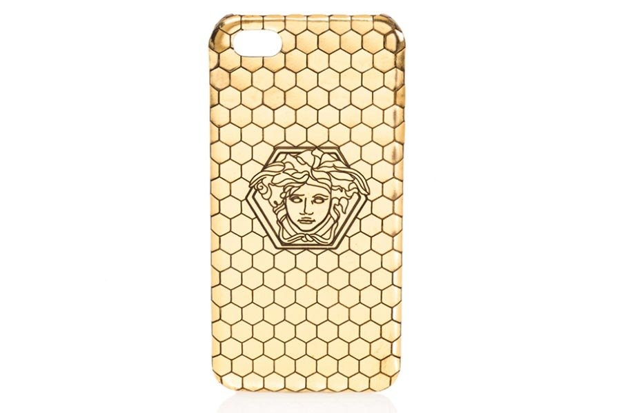 Versace x Haas Brothers Goldene iPhone Hülle