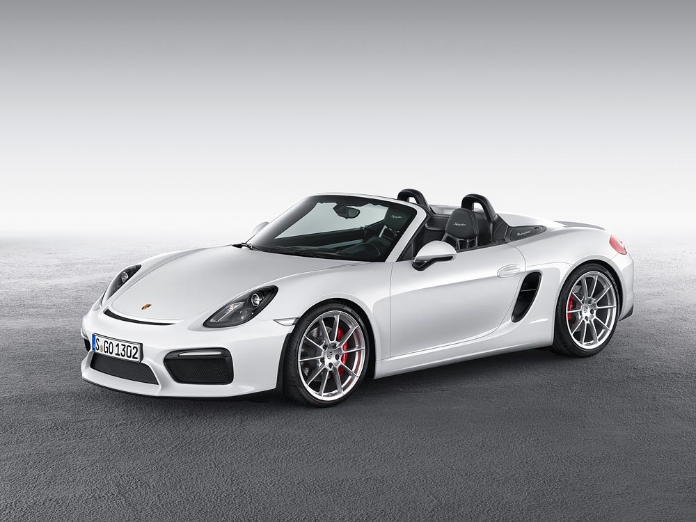 Weltpremiere des neuen Porsche Boxster Spyder 7