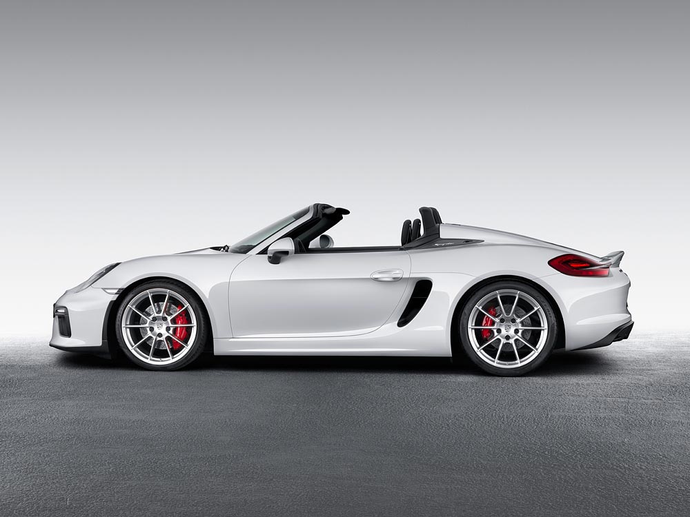 Weltpremiere des neuen Porsche Boxster Spyder 5