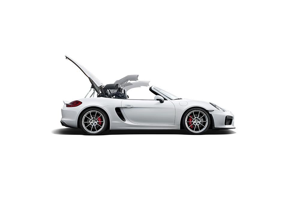 Weltpremiere des neuen Porsche Boxster Spyder 3