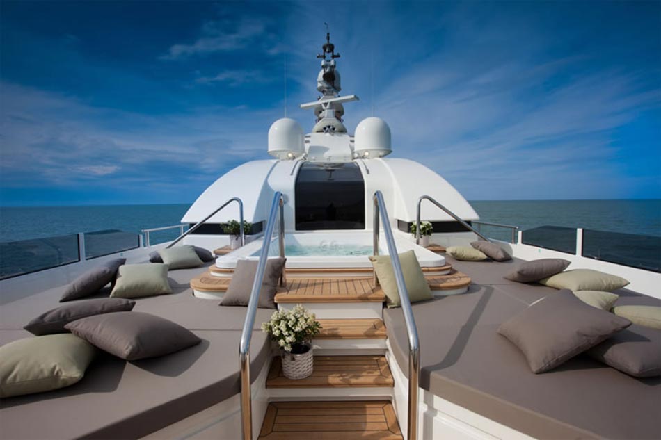 This MegaYacht by CRN Is The World’s First Floating Garage 6
