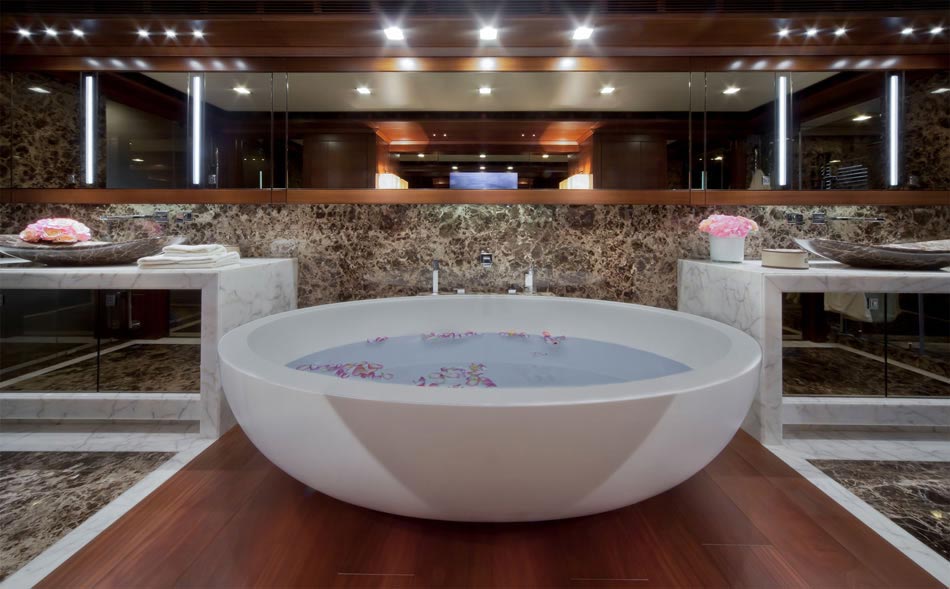 This MegaYacht by CRN Is The World’s First Floating Garage 23
