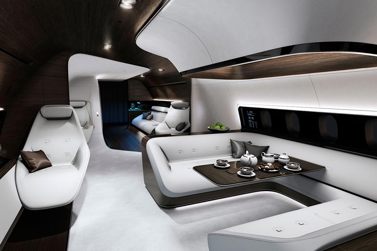 Mercedes-Benz style & Lufthansa Technik develop cutting-edge aircraft cabin 3