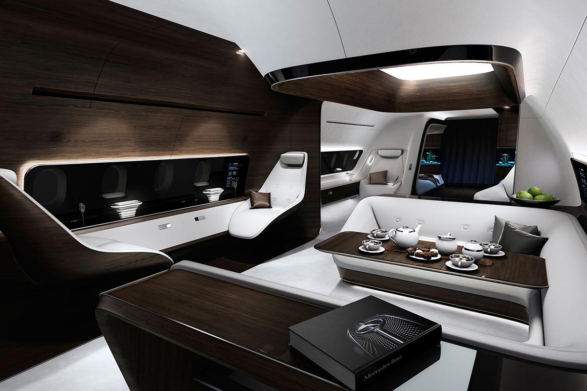 Mercedes-Benz style & Lufthansa Technik develop cutting-edge aircraft cabin 4