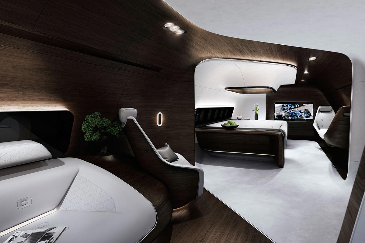Mercedes-Benz style & Lufthansa Technik develop cutting-edge aircraft cabin 5