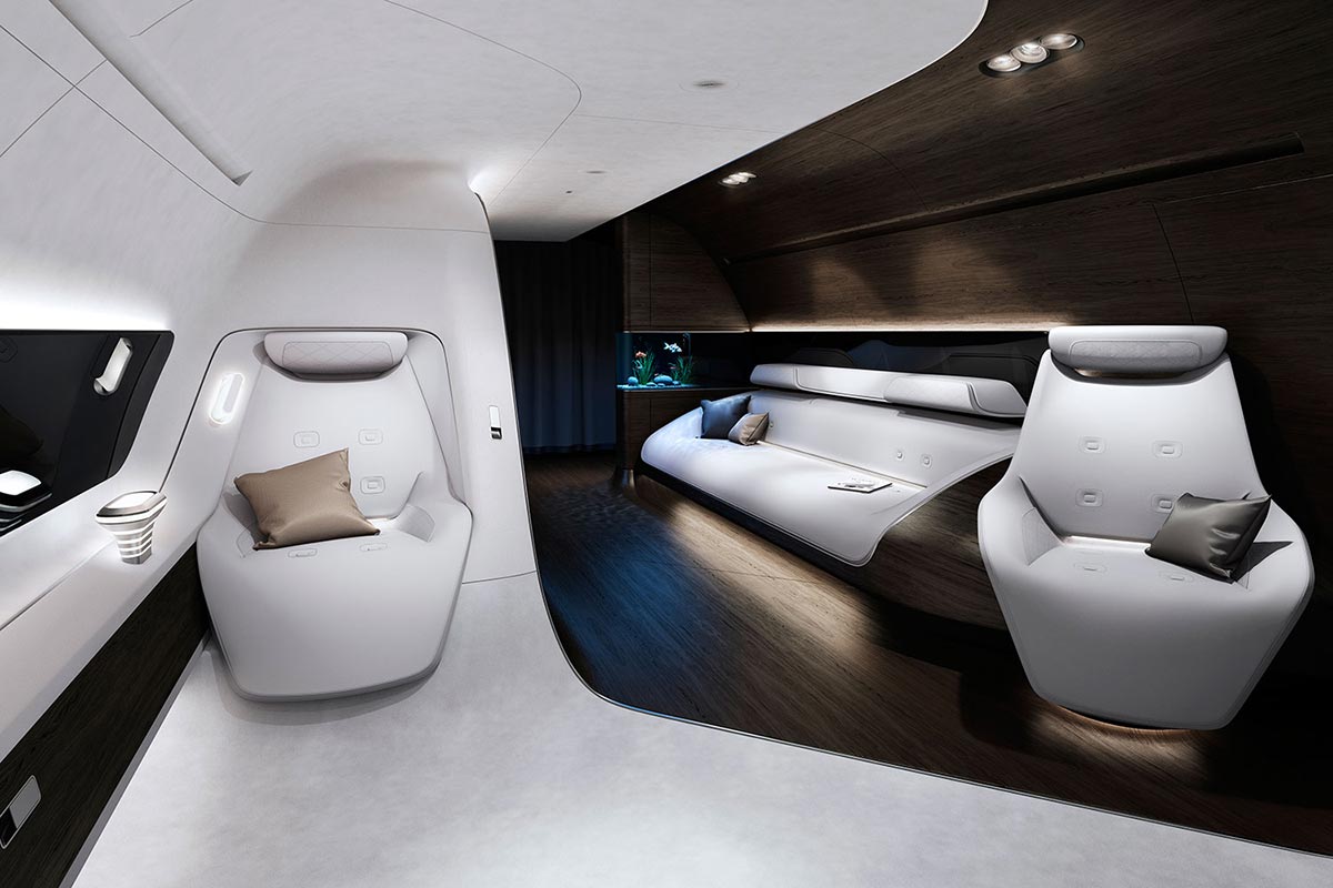 Mercedes-Benz style & Lufthansa Technik develop cutting-edge aircraft cabin 1