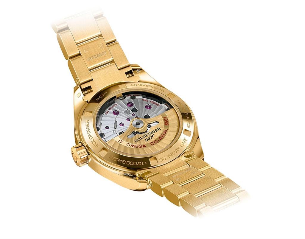 OMEGA Seamaster Aqua Terra “Goldfinger” Watch 3