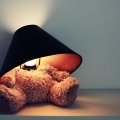 Teddy Bear Lamp: He sits quietly on your shelf