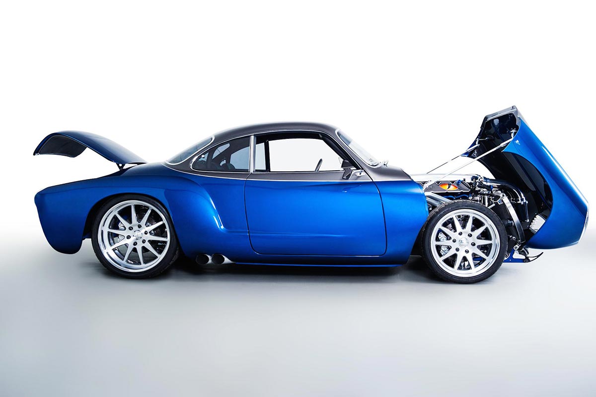 The “Blue Mamba” with 650PS x VW Kharmann-Ghia by Deanz Rodz 2