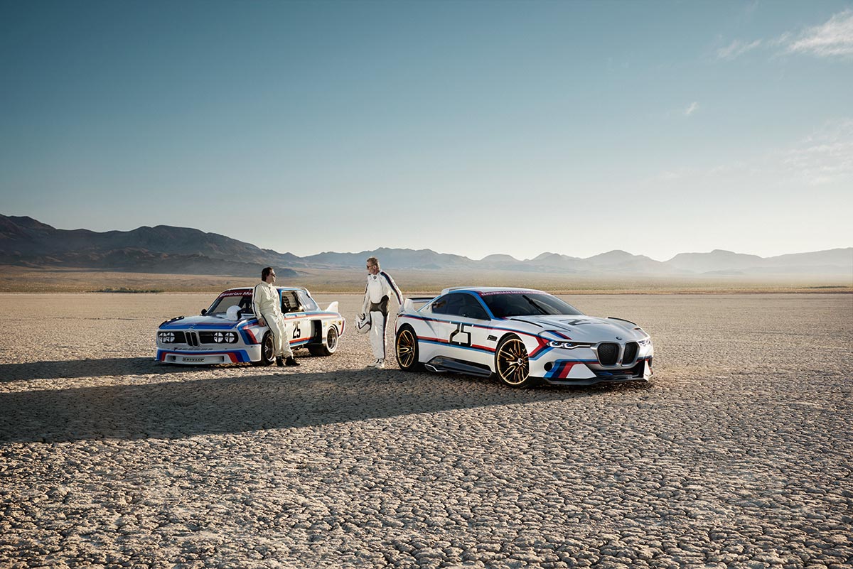 Die perfekte Einheit von Fahrer und Fahrzeug: BMW 3.0 CSL Hommage R. 6