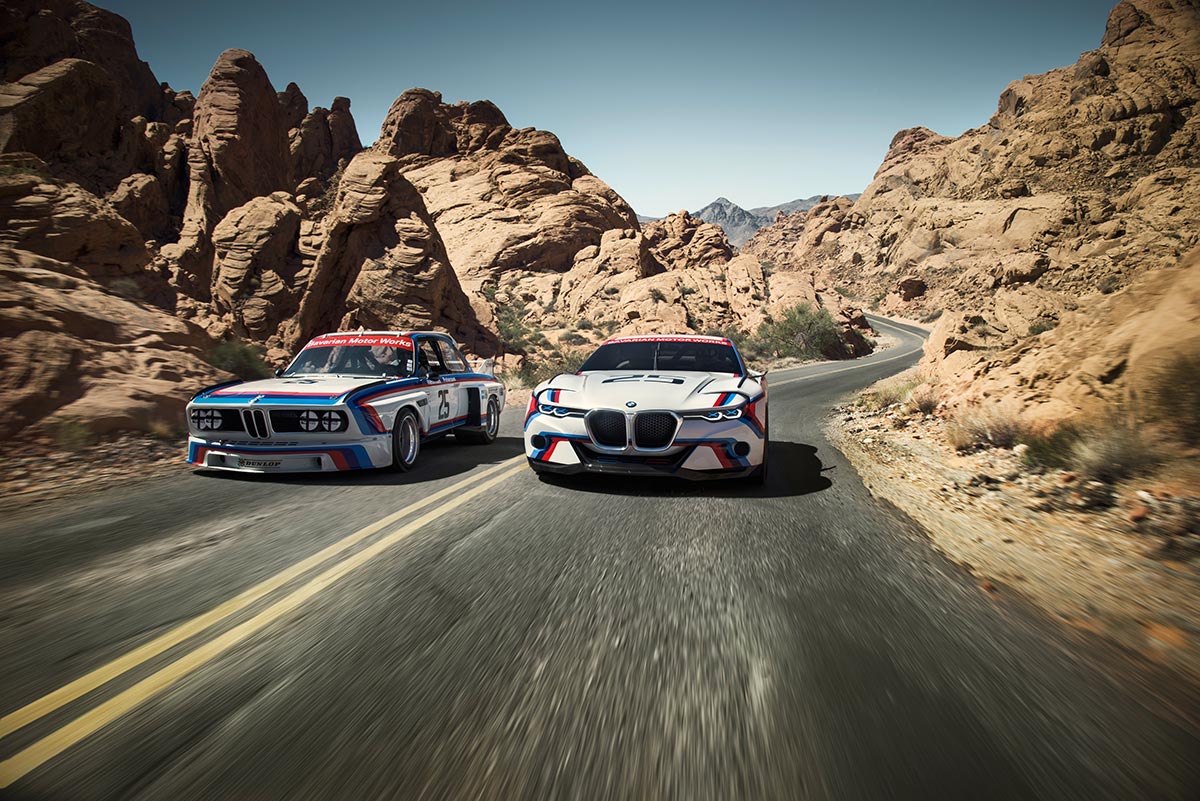 Die perfekte Einheit von Fahrer und Fahrzeug: BMW 3.0 CSL Hommage R. 9