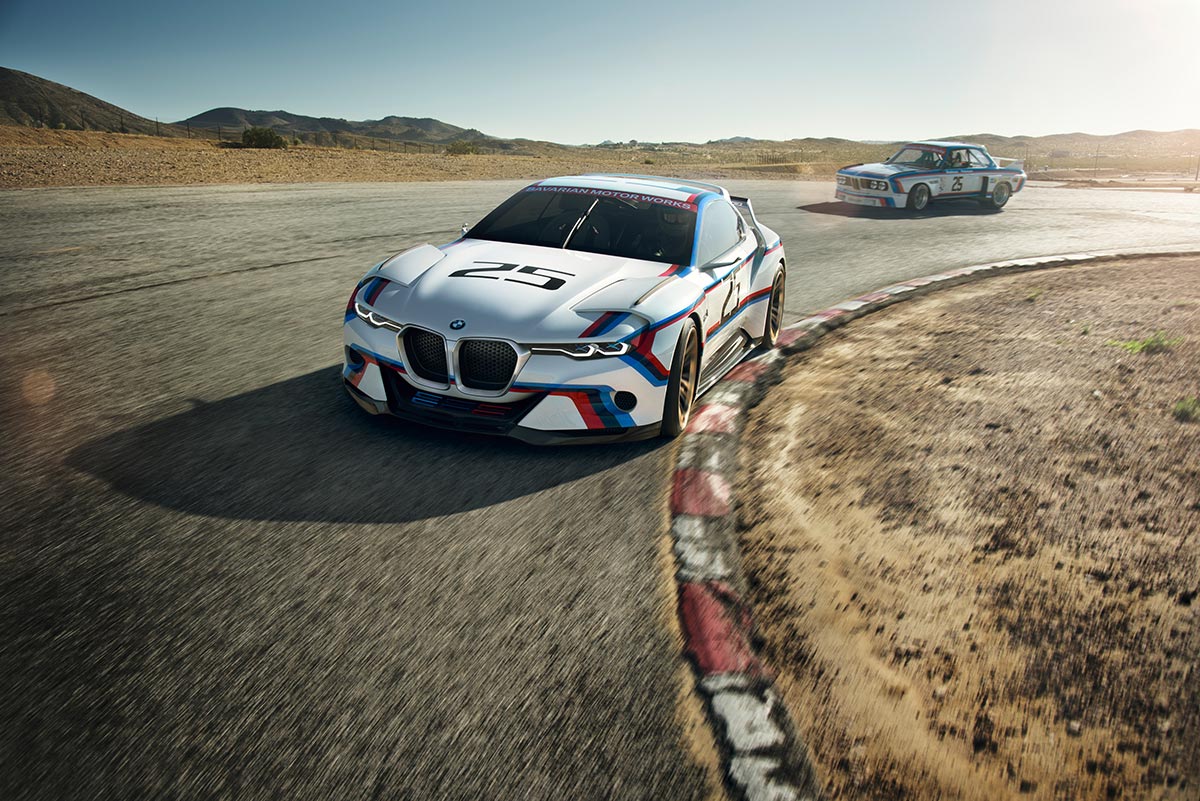 Die perfekte Einheit von Fahrer und Fahrzeug: BMW 3.0 CSL Hommage R. 12