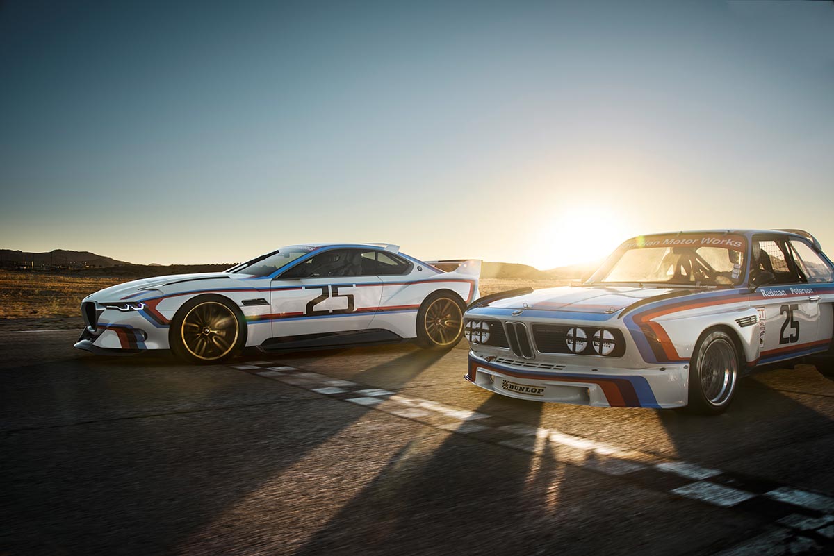 Die perfekte Einheit von Fahrer und Fahrzeug: BMW 3.0 CSL Hommage R. 13