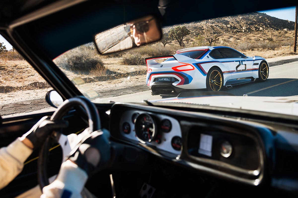 Die perfekte Einheit von Fahrer und Fahrzeug: BMW 3.0 CSL Hommage R. 14