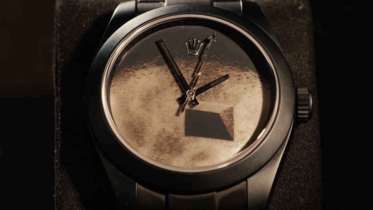 “The Black Moon” Rolex by Daniel Arsham 2