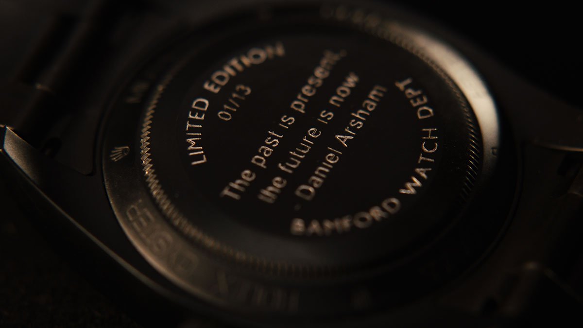 “The Black Moon” Rolex by Daniel Arsham 7