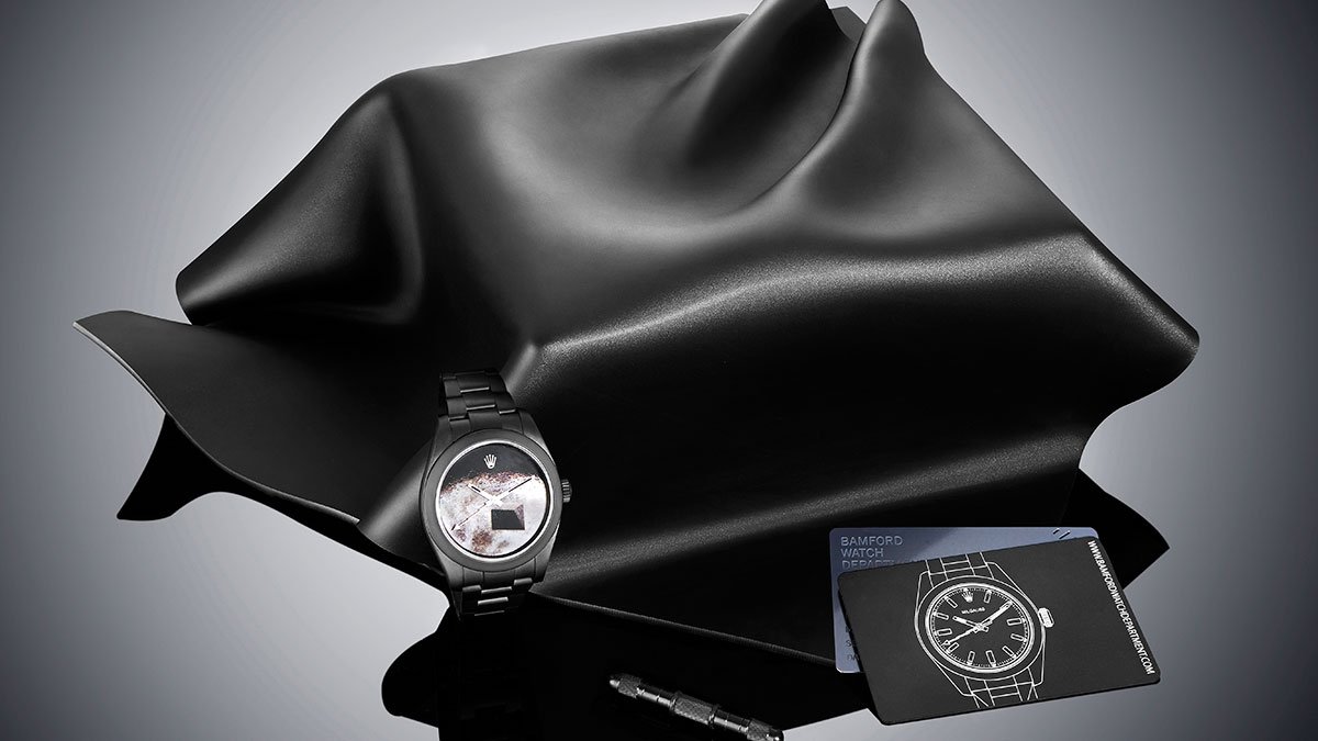 “The Black Moon” Rolex by Daniel Arsham 8