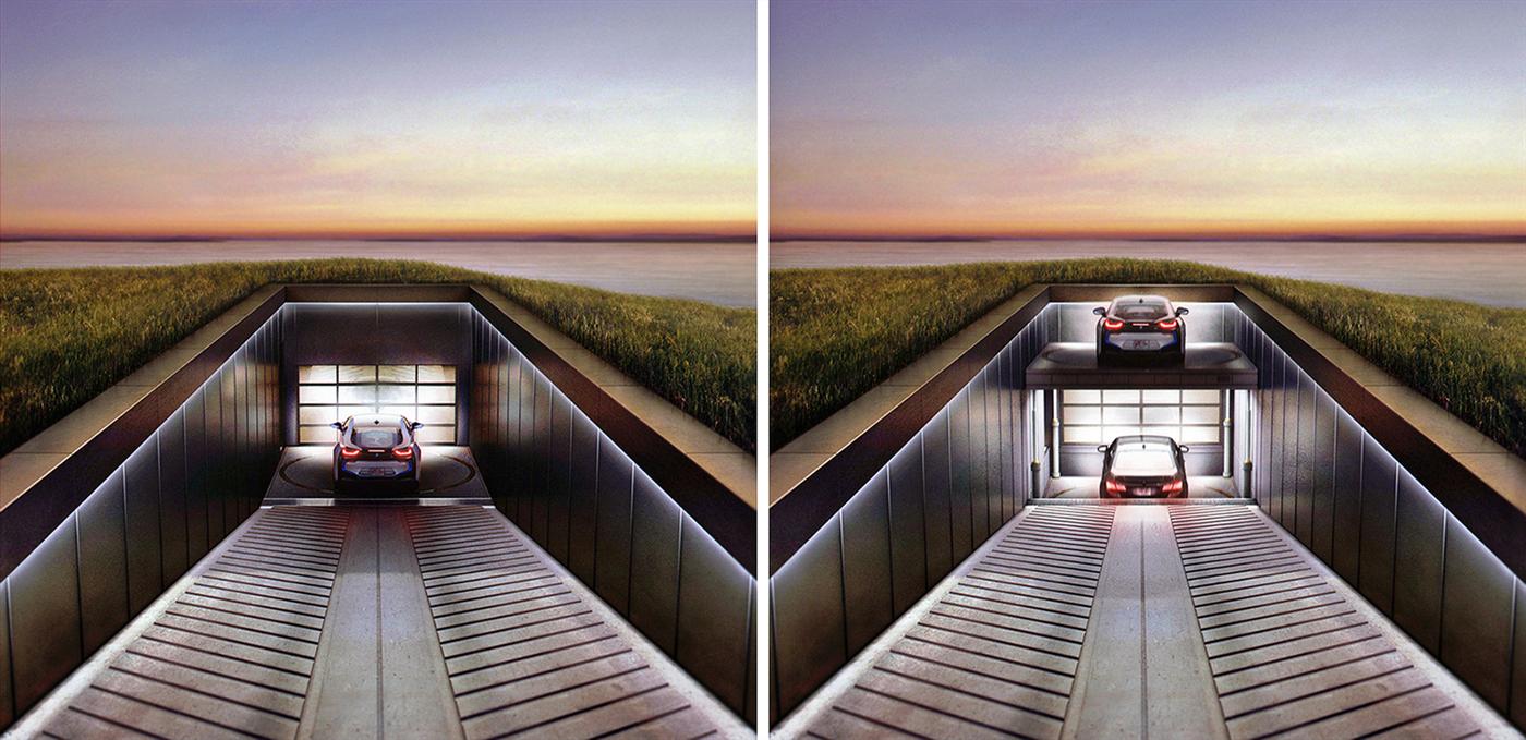 The “House in the Hill” with a Seaside View for your Car 4