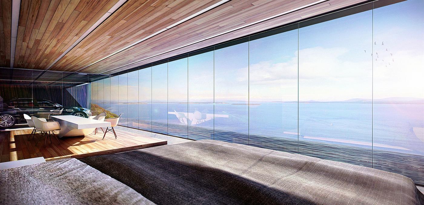 The “House in the Hill” with a Seaside View for your Car 2