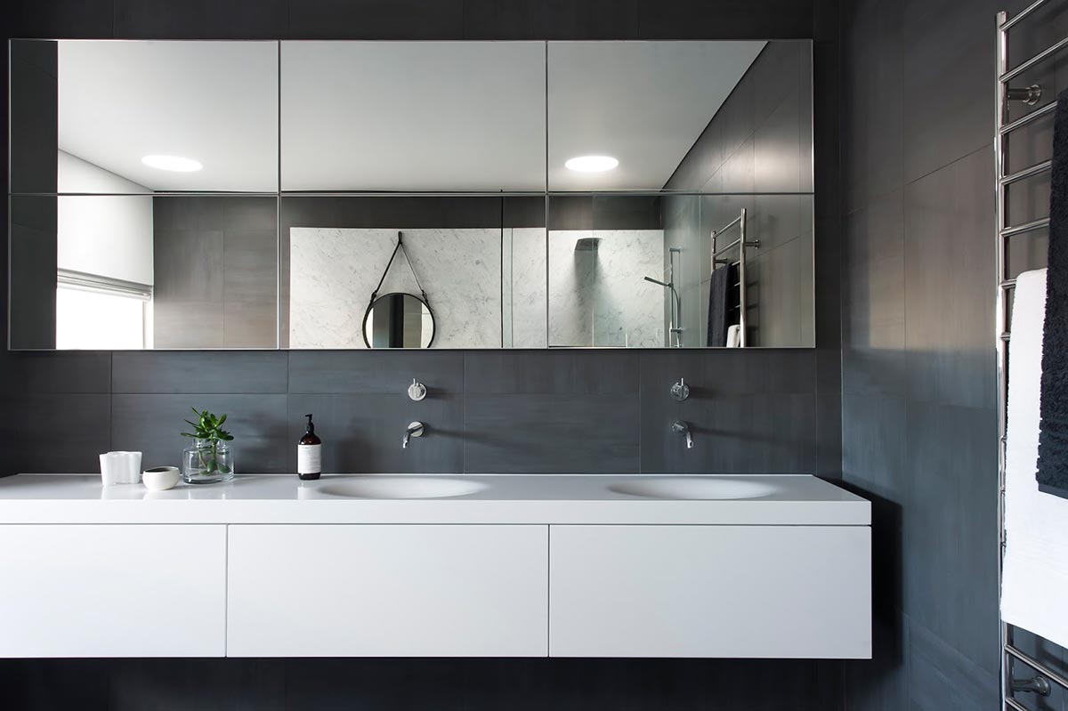 Award-winning monochromatic Bathroom by Minosa Design 9
