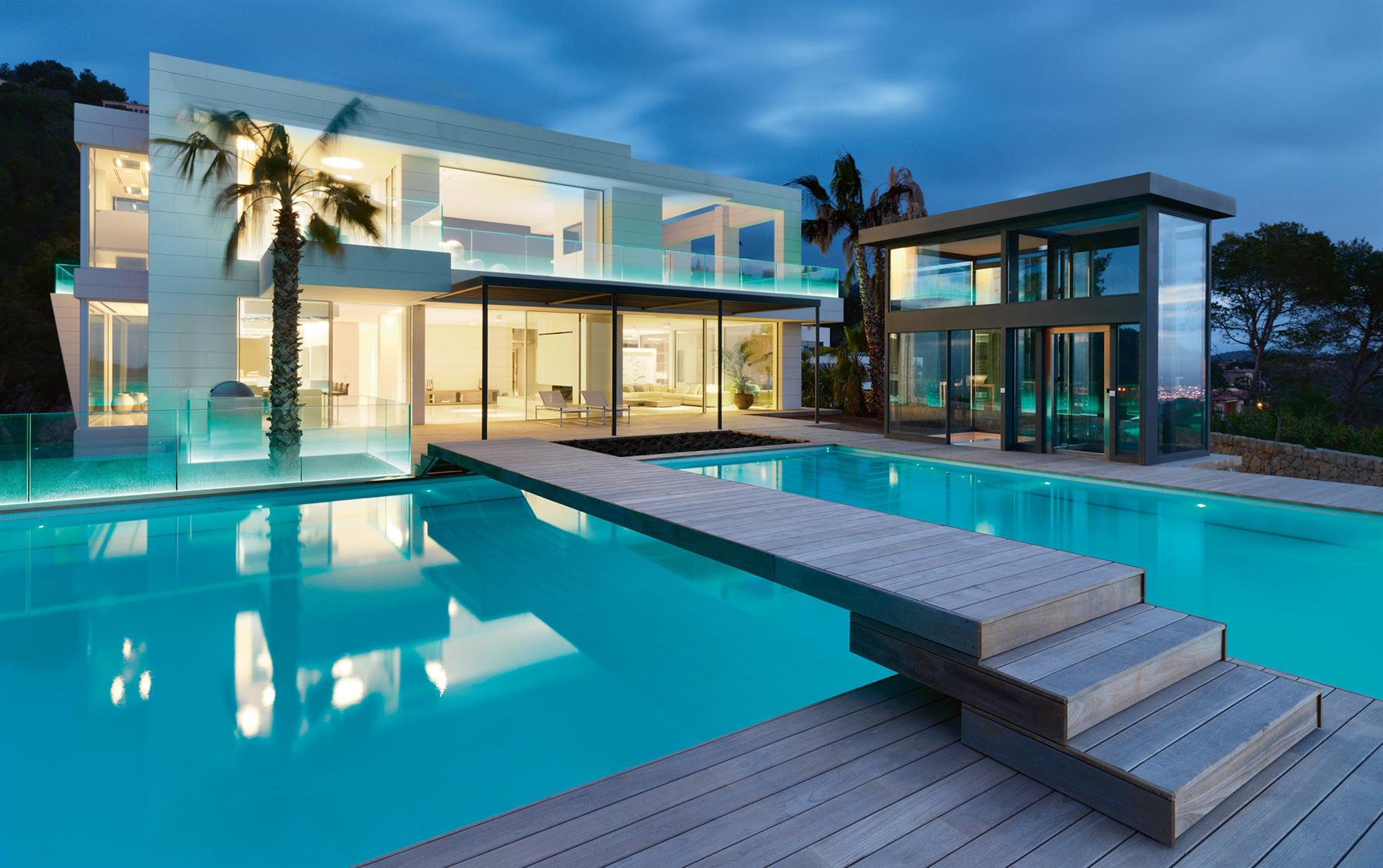 The Unique Chameleon Mansion in Son Vida, Mallorca 1