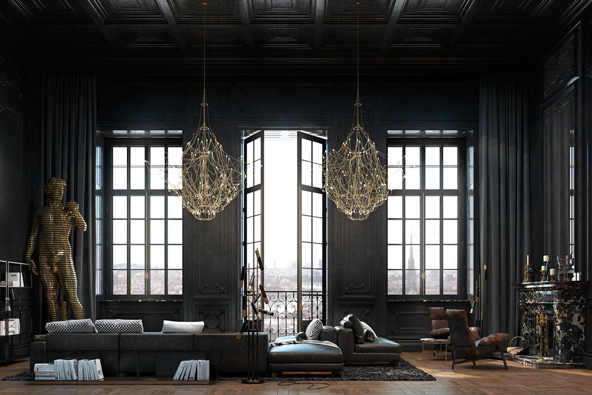 Sophisticated Paris Apartment by Irina Dzhemesyuk & Vitaly Yurov 1