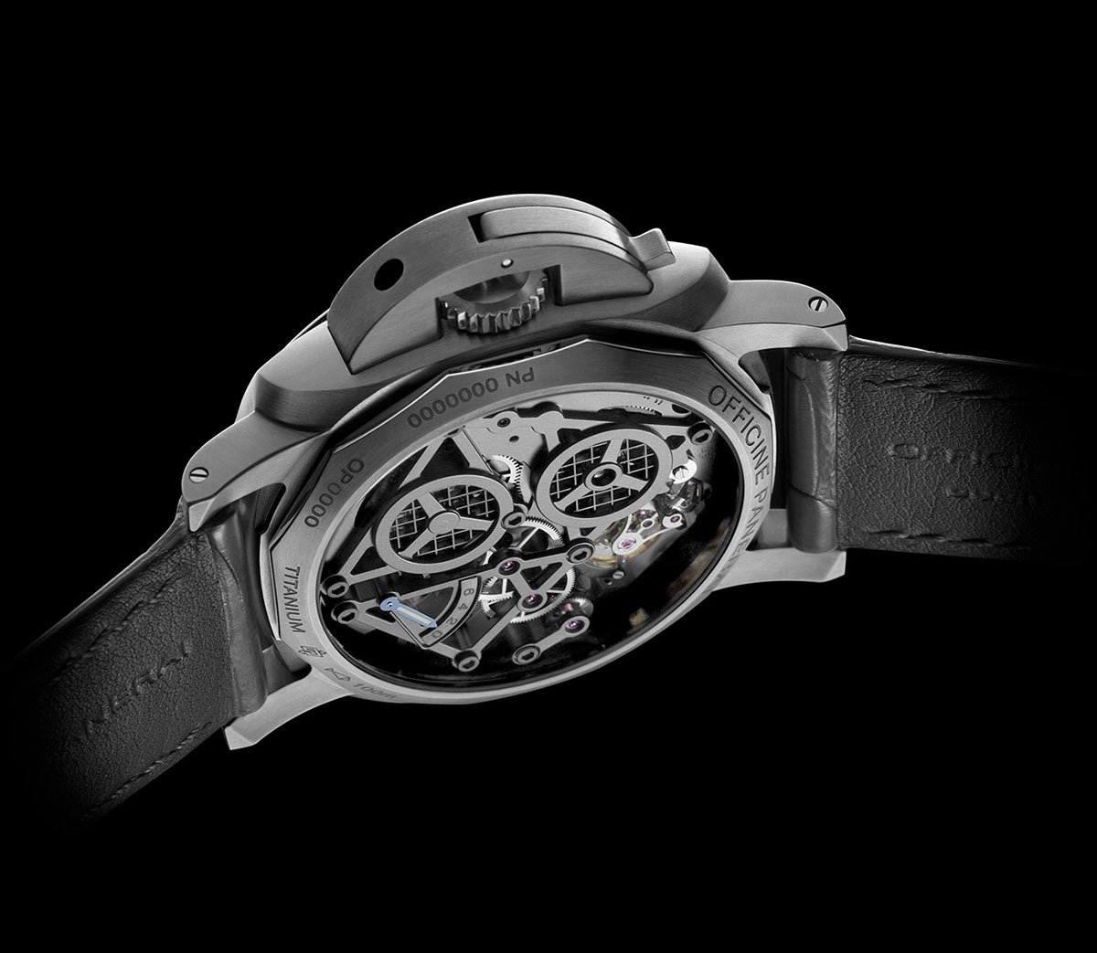 Lo Scienziato – The Luminor 1950 Tourbillon GMT Titanio 6